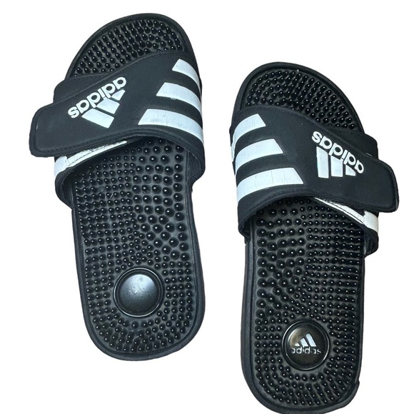 UNISEX ADIDAS ADISSAGE SLIDE SANDALS, SIZE 4 - Picture 3 of 5